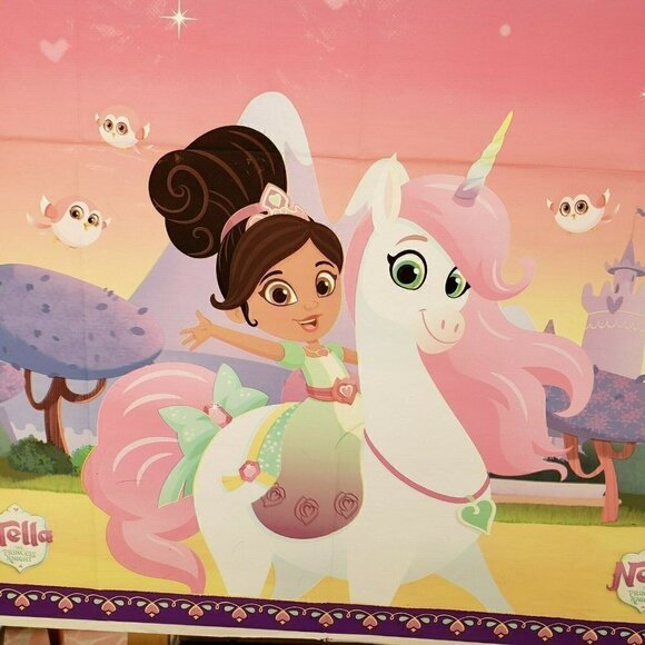 4 - Nella The Princess Knight Party Tablecloths - Picture 2 of 5